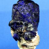 Azurite
Milpillas Mine, Cuitaca, Mun. de Santa Cruz, Sonora, Mexico
4.0 x 3.1 cm (Author: Don Lum)