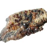 Sphalerite, bournonite, siderite
Georg mine, Willroth, Westerwald, Rhineland-Palatinate, Germany
9 x 5 cm (Author: Andreas Gerstenberg)