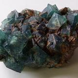 Fluorite<br />Rogerley Mine, Frosterley, Weardale, North Pennines Orefield, County Durham, England / United Kingdom<br />9.5 x 7 x 3.5cm.<br /> (Author: captaincaveman)