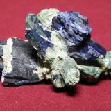 Azurite<br />Tsumeb Mine, Tsumeb, Otjikoto Region, Namibia<br />60x40mm<br /> (Author: Heimo Hellwig)