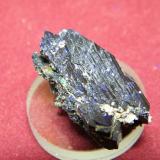 Azurite<br />Tsumeb Mine, Tsumeb, Otjikoto Region, Namibia<br />30x15mm<br /> (Author: Heimo Hellwig)