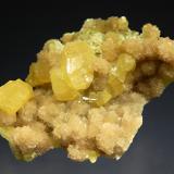 Sulfur<br />Machów Mine, Tarnobrzeg, Subcarpathian Voivodeship, Poland<br />5.0 x 7.0 cm<br /> (Author: crosstimber)