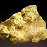 Celestine on sulfur<br />Machów Mine, Tarnobrzeg, Subcarpathian Voivodeship, Poland<br />7.0 x 9.3 cm<br /> (Author: crosstimber)