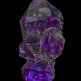 Quartz (var. amethyst)<br />Jacksons Crossroads, Wilkes County, Georgia, USA<br />6.2 x 3.0 cm<br /> (Author: am mizunaka)