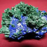 Azurite/Malachite<br />Tsumeb Mine, Tsumeb, Otjikoto Region, Namibia<br />80x60mm<br /> (Author: Heimo Hellwig)