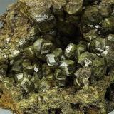 Andradite<br />Ocna de Fier, Banat Mountains, Ocna de Fier-Dognecea District, Caraș-Severin, Romania<br />H:5cm x W:5cm x D:3.5cm<br /> (Author: Adrian Pripoae)