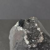 Quartz (var. smokey) and Hematite (var. specularite)Mina Florence, Egremont, West Cumberland Iron Field, (antes Cumberland), Cumbria, Inglaterra / Reino Unido (Author: captaincaveman)