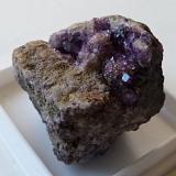 Fluorite<br />Great Bell Lead Mine, Dalefoot Level, Mallerstang, North Pennines Orefield, former Westmorland, Cumbria, England / United Kingdom<br />2.8x2x2cm 30g<br /> (Author: captaincaveman)