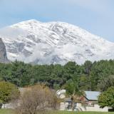 Snow on the mountains surrounding the Ceres valley. (Author: Pierre Joubert)