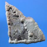 Aragonite (variety cuprian aragonite)<br />Lina Mine, level 07-08, Alzen, Foix, Ariège Department, Occitanie, France<br />5.4 x 3.4 cm<br /> (Author: Don Lum)