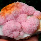 Rhodochrosite with QuartzCavnic mining area, Cavnic, Maramures, Romania~ 11 x 7 cm (Author: Deyu)