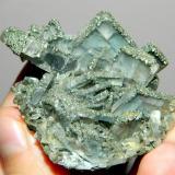 Barite with pyrite<br />Cavnic mining area, Cavnic, Maramures, Romania<br />6.5 x 4.5 cm<br /> (Author: Deyu)