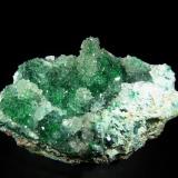 Crisocola, Malaquita y Cuarzo<br />Mina Jardinera número 1, Inca de Oro, Provincia Chañaral, Región Atacama, Chile<br />70x45 mm.<br /> (Autor: Jesus Franquesa Baucells)