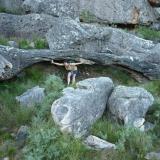 A remarkable rock formation on our way back. (Author: Pierre Joubert)