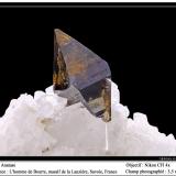 Anatase<br />La Lauzière Massif, Saint-Jean-de-Maurienne, Savoie, Auvergne-Rhône-Alpes, France<br />3.5 mm<br /> (Author: ploum)