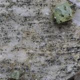 Fluorite, Microcline<br />Hirukawa, Nakatsugawa City, Gifu Prefecture, Chubu Region, Honshu Island, Japan<br />Detail<br /> (Author: am mizunaka)