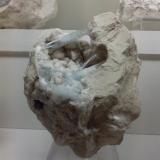 Celestina<br />Yacimiento de Celestinas, Torà, Comarca La Segarra, Lérida / Lleida, Cataluña / Catalunya, España<br />6 x 6x 4 cm<br /> (Autor: DavidSG)