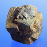Limonite pseudomorph after pyriteBowers Mine, Norwood, Stanly County, North Carolina, USA3.8 x 3.8 x 3.8 cm (Author: Don Lum)