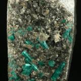 Beryl (variety emerald), Calcite, Pyrite, Albite<br />Muzo mining district, Western Emerald Belt, Boyacá Department, Colombia<br />125x70x40cm<br /> (Author: Fiebre Verde)