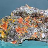Fenicocroíta<br />Mina Moon Anchor, Hummingbird Spring, Distrito Osborn, Montes Bighorn, Condado Maricopa, Arizona, USA<br />35x20 mm.<br /> (Autor: Juan Espino)