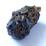 Goethita pseudomórfica de PiritaSant Julià de Ramis, Comarca Gironès, Gerona / Girona, Catalonia / Catalunya, SpainMedidas pieza: 3,9x1,9x1,9 cm (Autor: Sergio Pequeño)