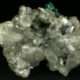 Beryl (variety emerald), Calcite<br />La Pita mining district, Polveros Mine, Municipio Maripí, Western Emerald Belt, Boyacá Department, Colombia<br />80x55x80mm<br /> (Author: Fiebre Verde)