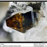 Anatase<br />La Lauzière Massif, Saint-Jean-de-Maurienne, Savoie, Auvergne-Rhône-Alpes, France<br />fov 3.5 mm<br /> (Author: ploum)