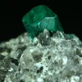 Beryl (variety emerald), Calcite, Pyrite, Quartz<br />Coscuez mining district, Municipio San Pablo de Borbur, Western Emerald Belt, Boyacá Department, Colombia<br />50x20x45mm<br /> (Author: Fiebre Verde)