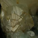 Beryl (variety emerald), Calcite, QuartzMina Peñas Blancas, Municipio San Pablo de Borbur, Cinturón Esmeraldífero Occidental, Departamento Boyacá, Colombia80x90x35mm (Author: Fiebre Verde)