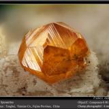 SpessartineTongbei, Yunxiao, Prefectura Zhangzhou, Provincia Fujian, Chinafov 6 mm (Author: ploum)