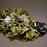 Epidote<br />Dashkesan deposit, Dashkesan, Dashkesan District, Republic of Azerbaijan<br />5.1 x 8.3 cm<br /> (Author: crosstimber)