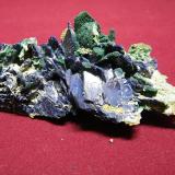 Azurite and Malachite<br />Tsumeb Mine, Tsumeb, Otjikoto Region, Namibia<br />110x50mm<br /> (Author: Heimo Hellwig)