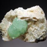 Prehnite<br />Goboboseb Mountains, Brandberg area, Erongo Region, Namibia<br />5.5 x 7.0 cm<br /> (Author: Michael Shaw)