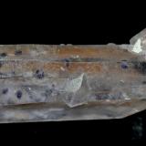 Quartz with Fluorite inclusions<br />Amborompotsy, Ambatofinandrahana District, Amoron'i Mania Region, Madagascar<br />8.5 x 3.0 cm<br /> (Author: Don Lum)