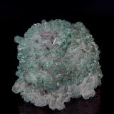 Hemimorphite, Malachite<br />Qaleh-Zari Mine, Nehbandan, South Khorasan Province, Iran<br />5.7 x 5.2 cm<br /> (Author: am mizunaka)
