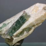 Elbaita (variedad verdelita)<br />Teófilo Otoni, Valle Mucuri, Minas Gerais, Brasil<br />25x20 mm<br /> (Autor: Juan Espino)