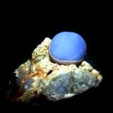 Fluorita.<br />Guxian, Tongbai, Prefectura Nanyang, Provincia Henan, China<br />55x35 mm.<br /> (Autor: Jesus Franquesa Baucells)