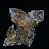 Quartz, Tourmaline (Group)<br />Erongorus 166 farm / Bergsig 167 farm, Karibib District, Erongo Region, Namibia<br />6.9 x 5.2 cm<br /> (Author: am mizunaka)