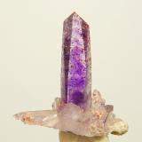 Quartz (var. amethyst)<br />Brandberg area, Erongo Region, Namibia<br />34 x 30 x 25 mm<br /> (Author: Pierre Joubert)