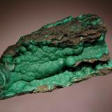 Malachite<br />Mashamba West Mine, Kolwezi District, Lualaba, Katanga Copper Crescent, Katanga (Shaba), Democratic Republic of the Congo (Zaire)<br />6.5 x 12.5 cm<br /> (Author: crosstimber)