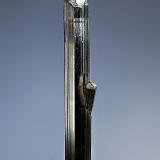 Stibnite<br />Ichinokawa Mine, Saijo, Ehime Prefecture, Shikoku Island, Japan<br />1.5 x 7.3 cm<br /> (Author: crosstimber)