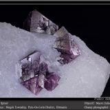 Spinel<br />Pan-taw, Kyatpyin North, Mogok Township, Pyin-Oo-Lwin District, Mandalay Region (Mandalay Division), Myanmar (Burma)<br />fov 70 mm<br /> (Author: ploum)