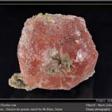 FluoriteGlaciar Les Grands, Valle Le Trient, Wallis (Valais), Suizafov 40 (Author: ploum)