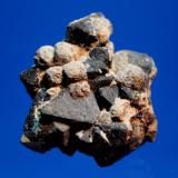 Baddeleyite, Perovskite, Anatase, Magnetite<br />Perovskite Hill, Magnet Cove, Hot Spring County, Arkansas, USA<br />5.5 x 5.0 cm<br /> (Author: Don Lum)