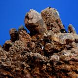 Brookite, Quartz (var smoky)<br />Rutherford Deposit (Moses Hill), Magnet Cove, Hot Spring County, Arkansas, USA<br />18.5 x 13 cm<br /> (Author: Don Lum)