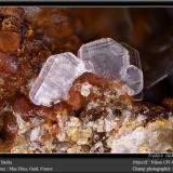 Barite<br />Mas Dieu, Mercoirol, Alès, Gard, Occitanie, France<br />fov 4.5 mm<br /> (Author: ploum)