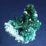 Dioptase on ShattuckiteKaokoveld Plateau, Kunene Region, Namibia64 x 55 x 44 mm (Author: GneissWare)