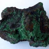 Malaquita<br />Mina Peñoncillo I , Ctra. a Escullar Km 5,  Abla, Comarca Los Filabres-Tabernas, Almería, Andalucía, España<br />4 x 3 cm<br /> (Autor: Cristalino)