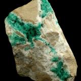 Beryl (variety emerald), Calcite<br />Chivor mining district, Municipio Chivor, Eastern Emerald Belt, Boyacá Department, Colombia<br />70x45x60mm<br /> (Author: Fiebre Verde)