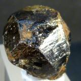 Casiterita<br />Depósito de estaño de Feli, La Fregeneda, Comarca El Abandego, Salamanca, Castilla y León, España<br />1,5 cm. de diámetro<br /> (Autor: Felipe Abolafia)